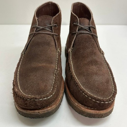 Rancourt & Co. Blaine Chukka Brown Walnut Orion Suede Horween Made in USA 10 - Picture 3 of 12