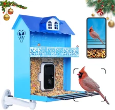 Smart Bird Feeder with Camera.Auto Capture Birds Videos & Bird Motion Detection,