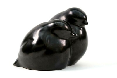 Royal Doulton Noke Küken zwei schwarze H236 Art Deco um 1920