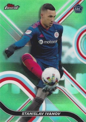 2022 Topps Finest Major League Soccer Base Neon Green /99 Cards (81 - 90) - MLS - Picture 3 of 12