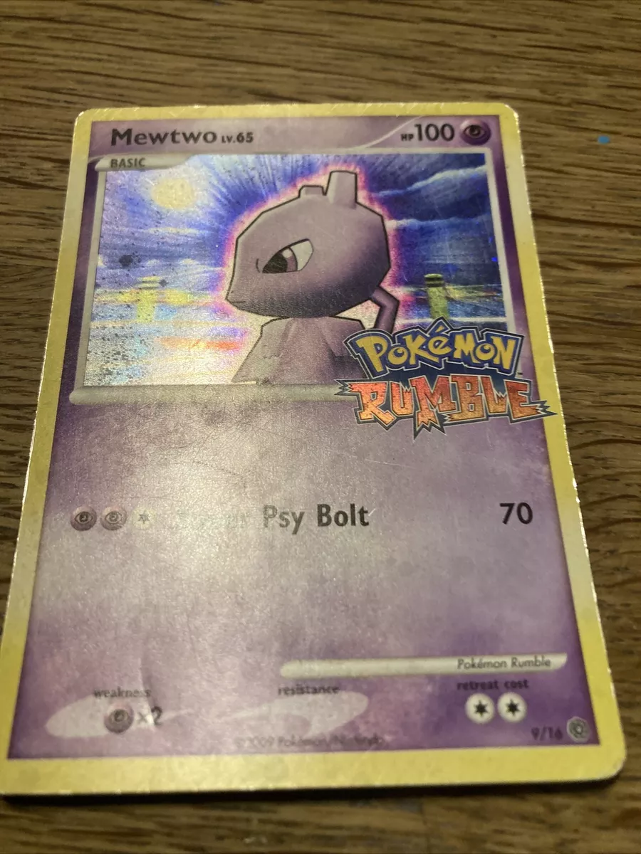 Pokémon TCG Mewtwo Pokemon Rumble 9/16 | eBay