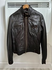 Guess By Marciano Brown Leather Jacket , Size 46