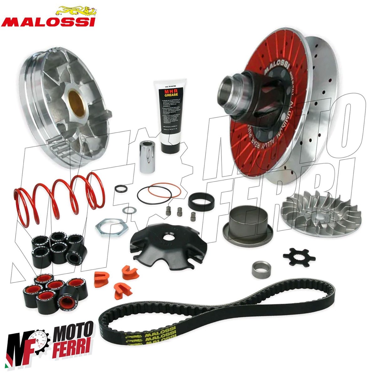 VARIATORE SCOOTER MALOSSI OVER RANGE PER MBK BOOSTER NITRO-APRILIA SR-MALAGUTI F12-YAMAHA BWS AEROX - Foto 2
