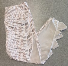 Victoria's Secret Sport Leggings Crop Cut-Out Leg Women's Medium 21 Inseam