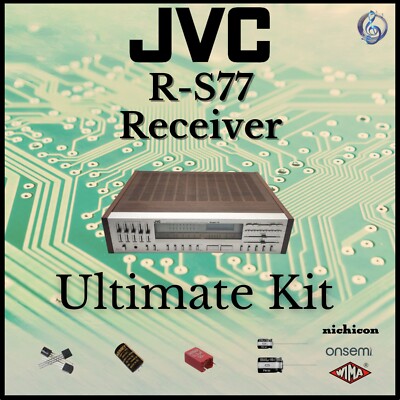 JVC R-S77 Receiver Ultimate Upgrade Kit Genuine Parts Restoration