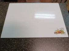 Vintage Corning Ware Cutting Board La Sauge Spice of Life Counter Saver XL 20x14