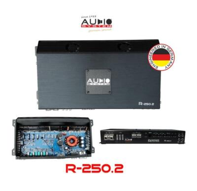 Audio System R-250.2 2-Channel Analog Class A/B Amplifier 820 Watts RMS