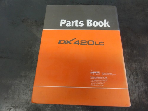 Doosan DX420LC Excavator Parts List Book Manual K1009095HEF - Picture 12 of 12