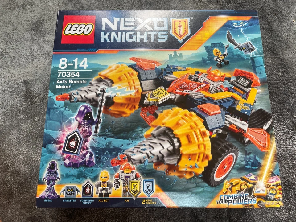 LEGO NEXO KNIGHTS 70354 Axl's Rumble Maker BNIB Price reduced slight box damage - Image 2 of 3