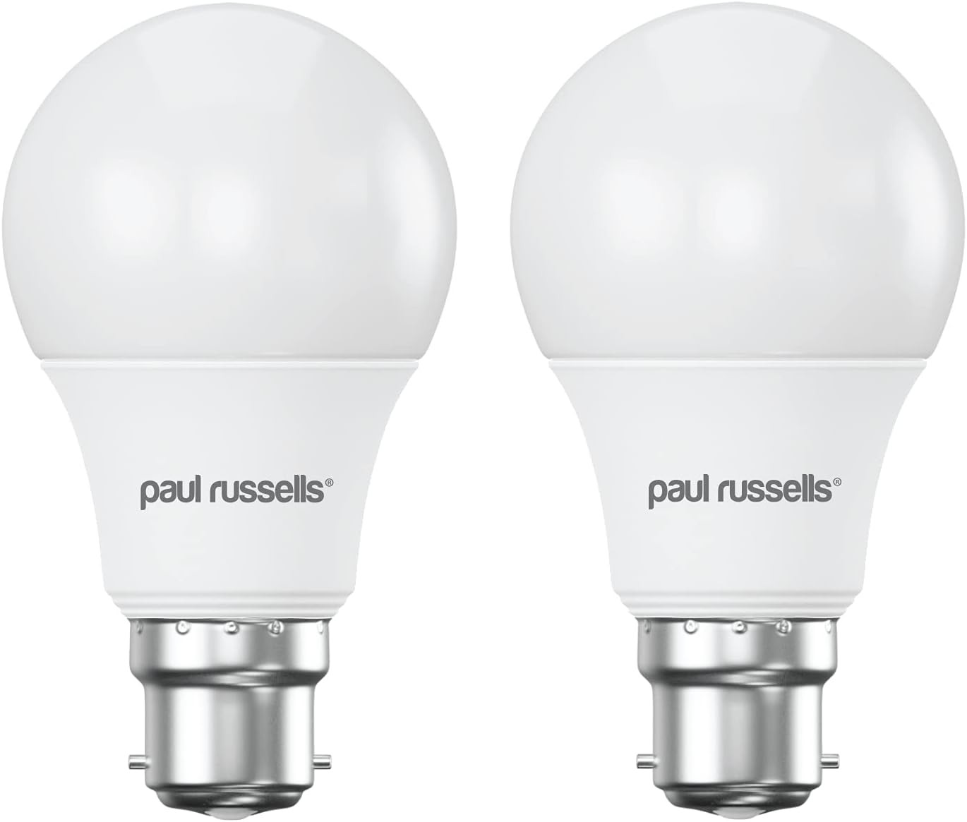 paul russells LED GLS Light Bayonet Cap BC, 60w Equivalent, 8watt 806LM LED Bul