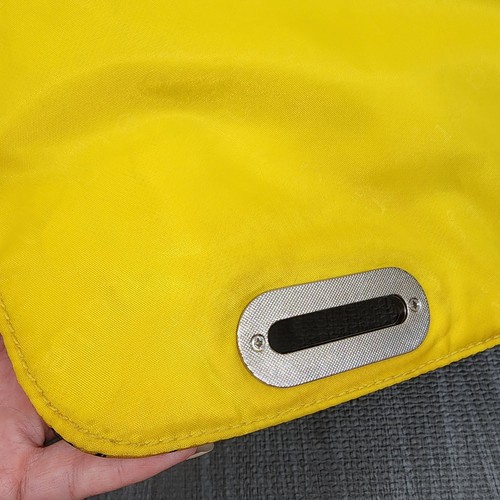 Kalencom New Orleans Laminated Diaper Bag Yellow Grey Polka Dot Bottle Holder - Picture 17 of 24