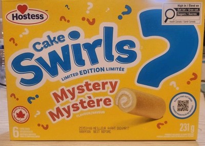 NEW Canada EXCLUSIVE Hostess Mystery Cake Swirls Limited Edition 6 cakes