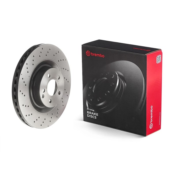 2X Brembo Bremsscheibe Prime Line - UV Coated 09.A817.11 FüR Mercedes Klasse SL-image