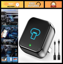 Wireless CarPlay Adapter for iPhone - Upgrade Wired to Wireless, Mini USB, Plug-