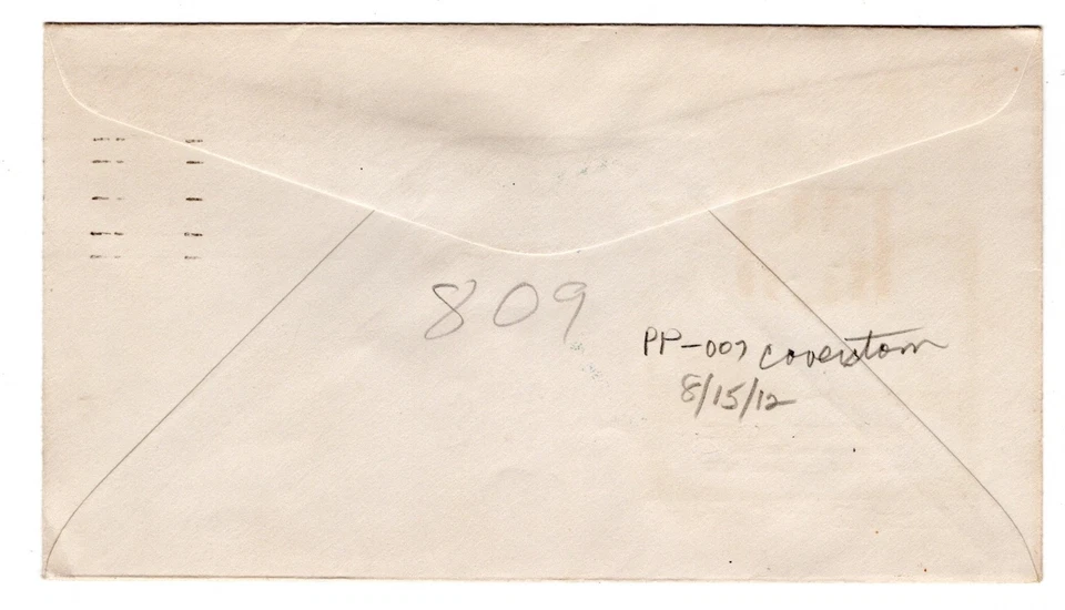 #809 Presidential Series 4 1/2c White House 1938 FDC - #28 Multnomah - Image 2 of 2