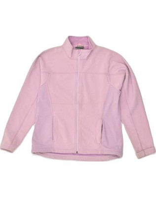 L.L.BEAN Damen Windbreaker Jacke UK 16 Large Lila XQ01