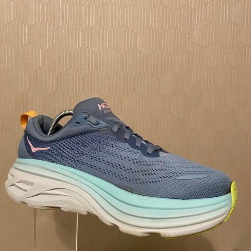 Sz 8 Wide- Hoka One One Bondi 8 Running Athletic Shoes Mesh Max Cushion Women's - Picture 6 of 15