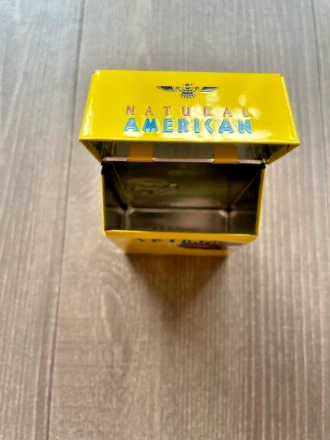 Natural American Spirit Cigarette Tin Case - Empty - Ultra Light Yellow - Collec - Image 4 of 4
