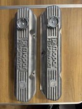Nos Mopar 318 340 360 Polished Diecast Aluminum Valve Covers Nos Mopar 318 340 360 Polished Diecast Aluminum Valve Covers