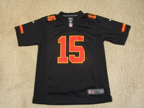 Kansas City Chiefs Jersey Boys XL Black NFL Football Patrick Mahomes #15 Nike