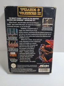 Wizards and Warriors 3 + PAL + NES + Nintendo + Game + Box + Manual