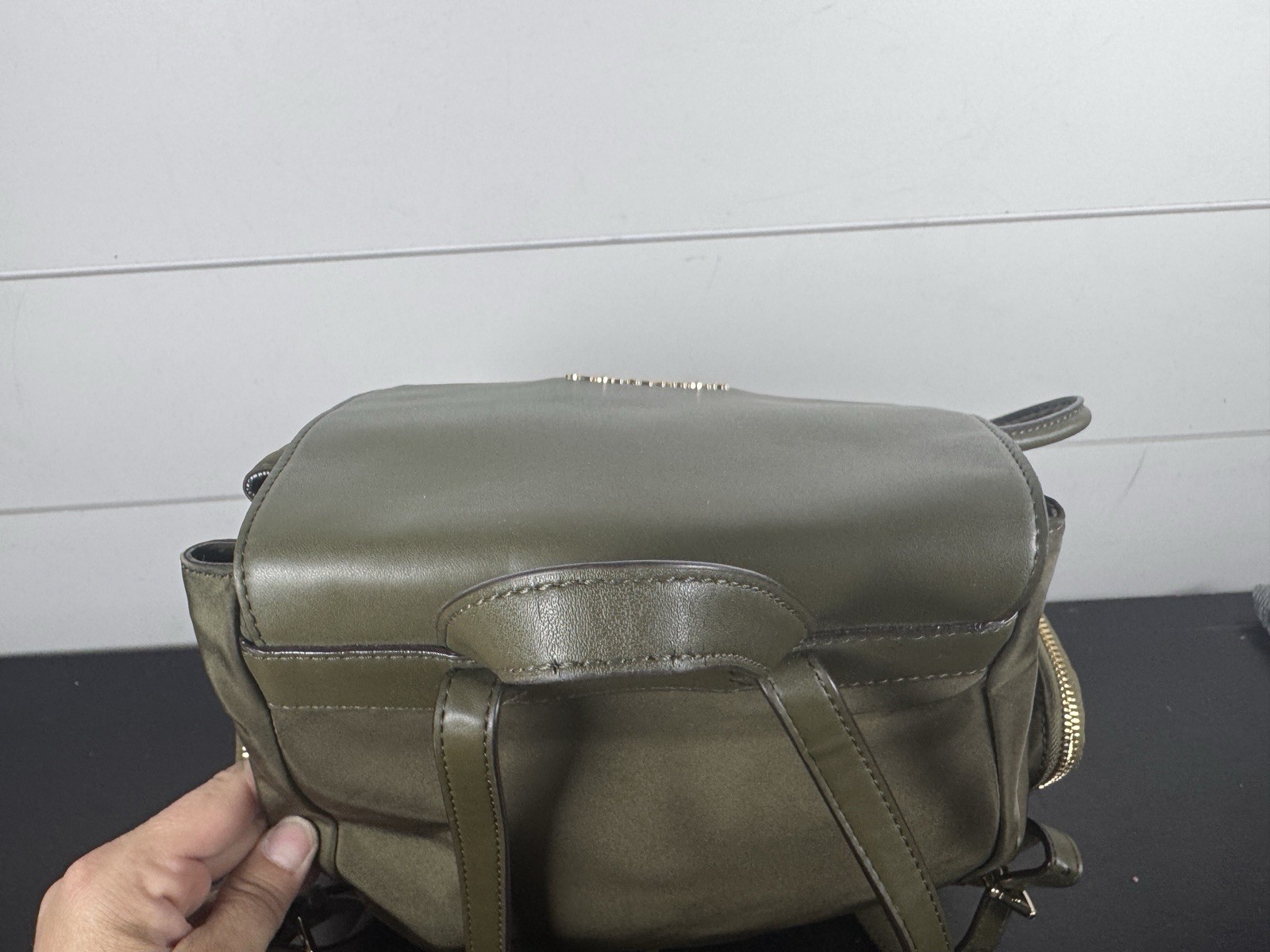 Michael Kors  Abbey Cargo Drawstring Backpack Bag… - image 9