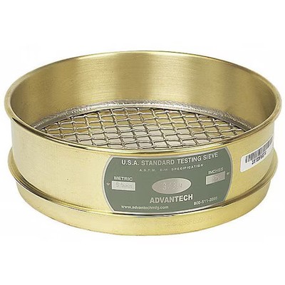 Advantech 1/2''Bs8f Sieve, 1/2'', B/S, 8 In, Full Ht