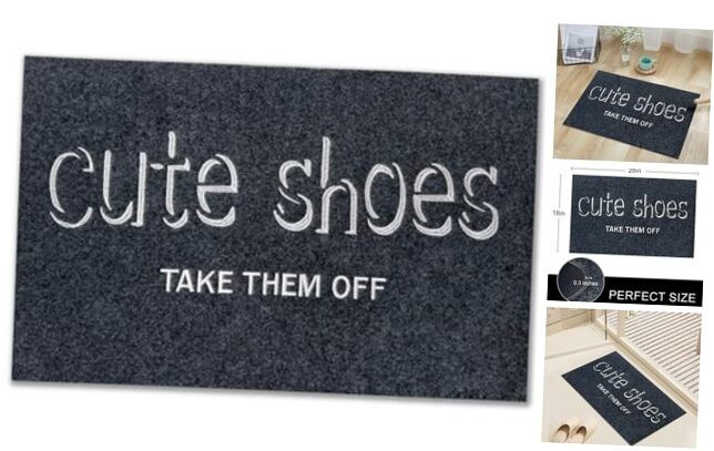 Durable Indoor Outdoor Welcome Front Door Mat - Non-Slip, Weather-Resistant, and Long-Lasting for Home or Patio Use.