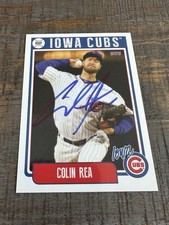 2019 Iowa Cubs Colin Rea Autographed Signed Auto Cubs Auto Brewers Auto