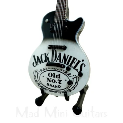MAD MINI GUITARS Miniature Guitar JACK DANIELS with free stand