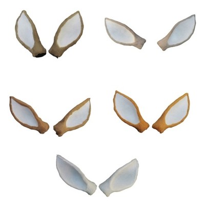Plush Deer Ear for Hairhoop Decors Crafting Headband Making Material Ears