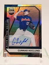 2021 Panini Elite Extra Edition - Gunnar Hoglund #19 Signatures (AU, RC)