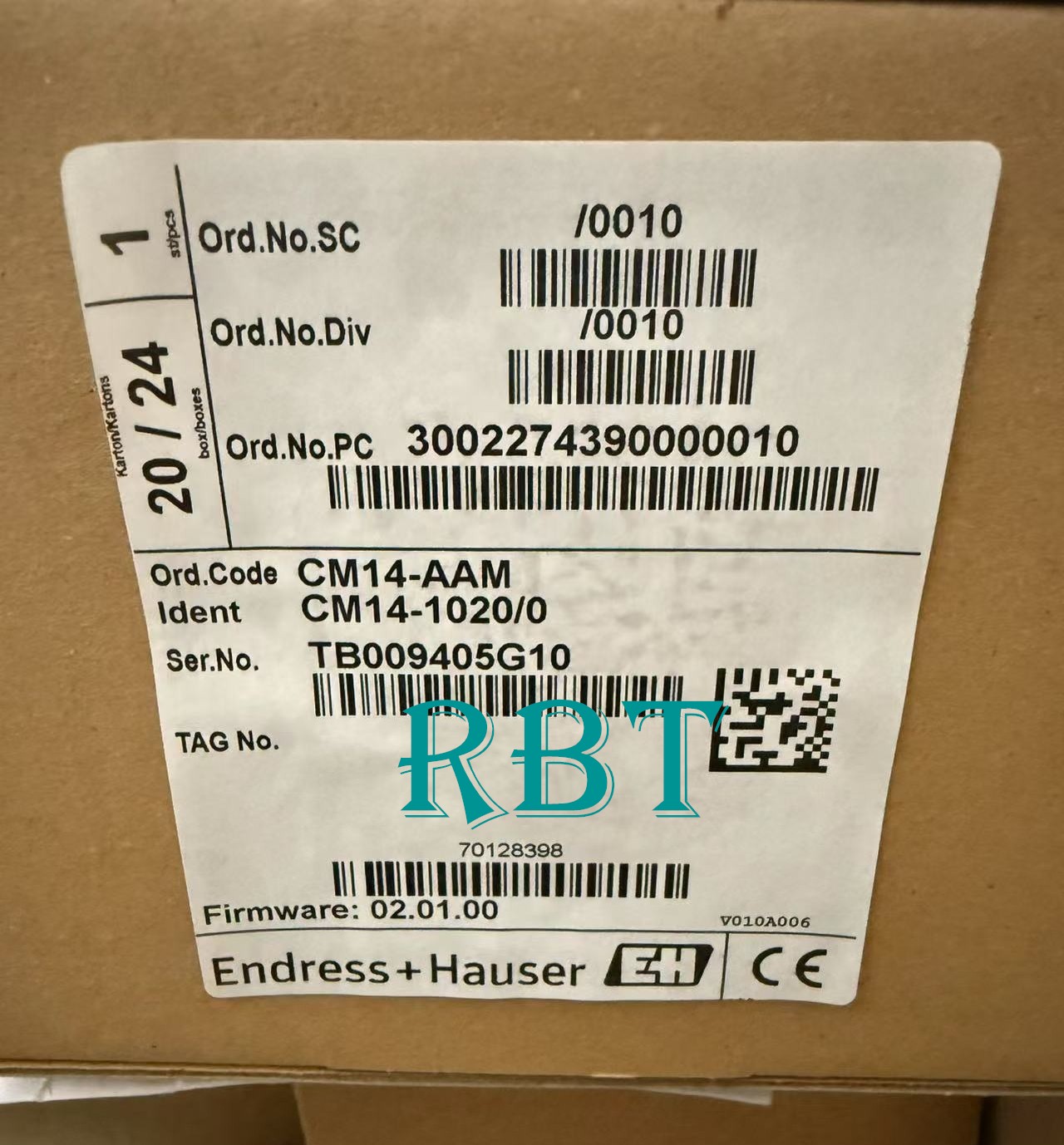 E+H CM14-AAM Transmitter brand new