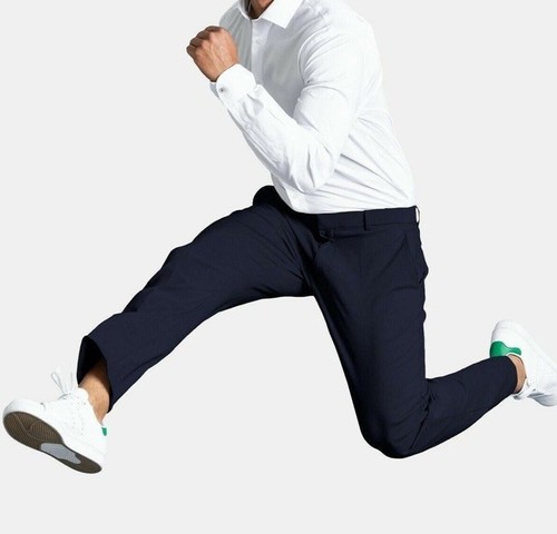 Tommy Hilfiger Men's Modern-Fit Th Flex Stretch Performance Pants 38x30 Navy New