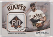 2020 Topps Special Event Jersey Sleeve Evan Longoria #JSES-EL Jumbo Patch 05db