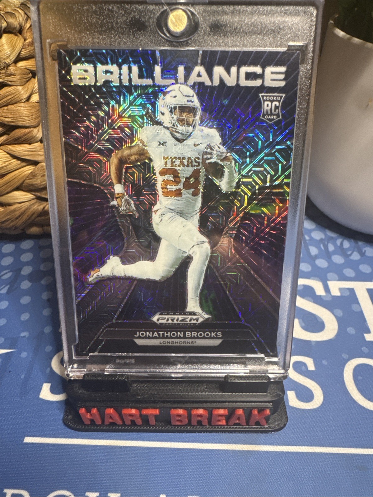 2024 Panini Prizm Draft Picks - Brilliance Jonathon Brooks Mojo Prizm /25 #BR-JB