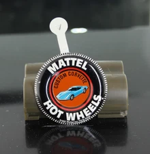 Custom Corvette   Metal  button badge   Hot Wheels REDLINE