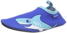 (TG. 18/19 EU) Playshoes Calzature da Acqua con Protezione UV Squalo, Scarpe da