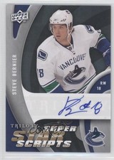 2009-10 Upper Deck Trilogy Super Star Scripts Steve Bernier #SS-SB Auto 9bp