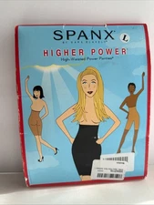 Spanx Sara Blakely Sz L Higher Power Shorts High-Waisted Power Panties Nude- New