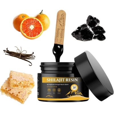 Reines Shilajit-Harz 50g - Gold-Grade aus dem Himalaya für maximale Energie