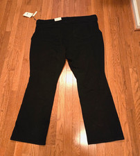 NYDJ Jeans Barbara Bootcut Black denim Plus Size 26W with LiftXTuck Technology
