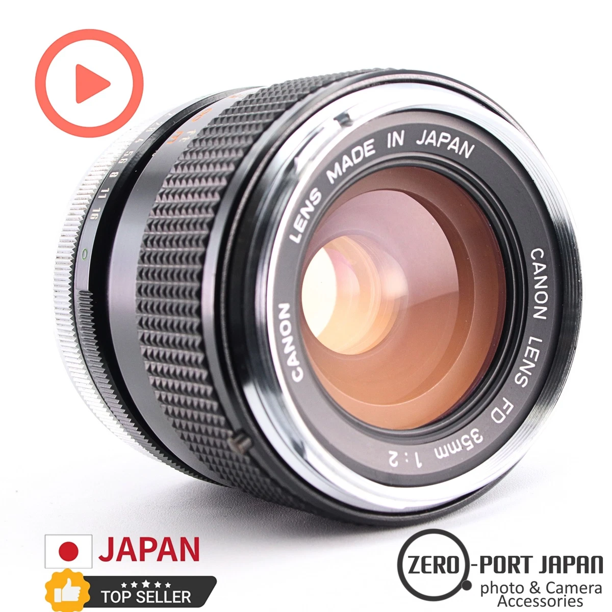 Canon 35mm Focal f/3.5 Camera Lenses for sale - eBay