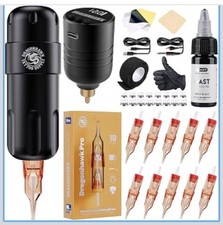 Dragonhawk Short Pen Tattoo Kit 3.5mm cordless pen with cartridges