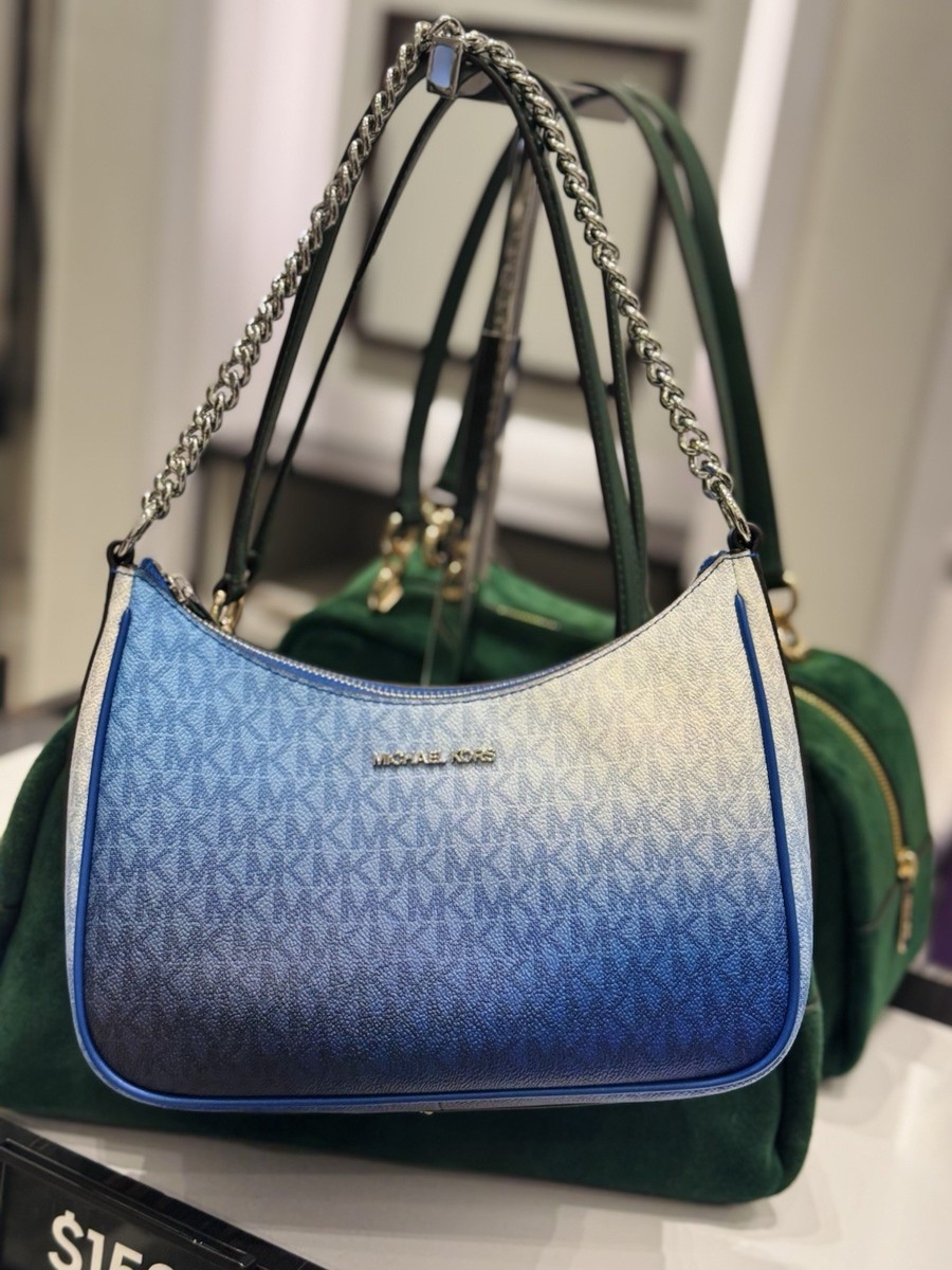 Michael Kors Jet Set Large Women Pochette Ombré Logo Crossbody Bag