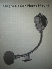      Magnetic Car Phone Holder Mount Flexible Long Arm Anti-Shake Black