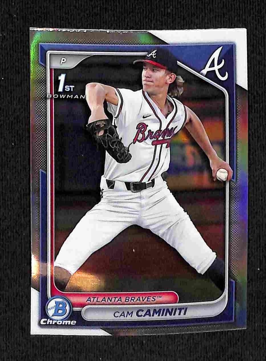2024 Bowman Draft - Cam Caminiti Chrome Refractor 1st Bowman #BDC-20 Braves