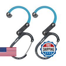 GEAR AID HEROCLIP Carabiner Clip and Hook Large for Camping, Backpack, Organiz