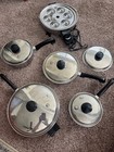 saladmaster cookware t304s surgical stanless steel set of 4 pots/5 lids/ electrc — photo 1