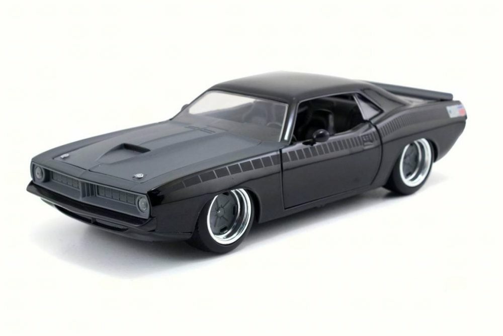 Letty's Plymouth Barracuda, Black - Jada 97195 - 1/24 Scale